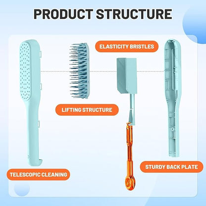 Self Cleaning Brush| Reduces Hair Breakage & Dandruff